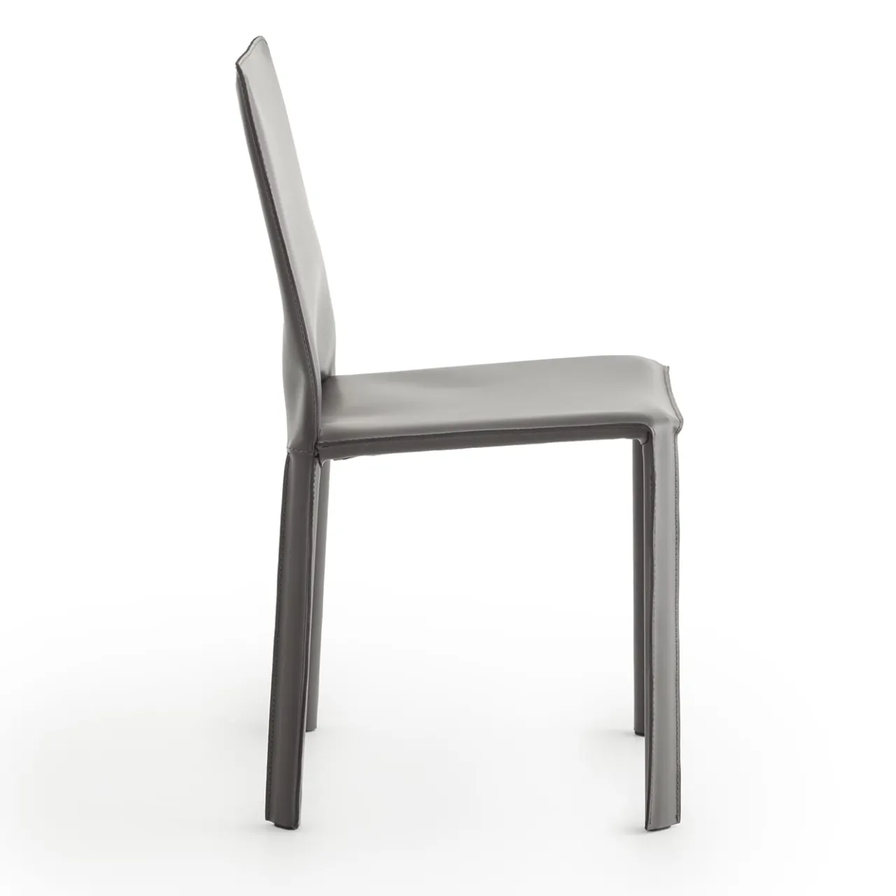 Morica Design Chairs<Jumpsuite Gray Leather Chair