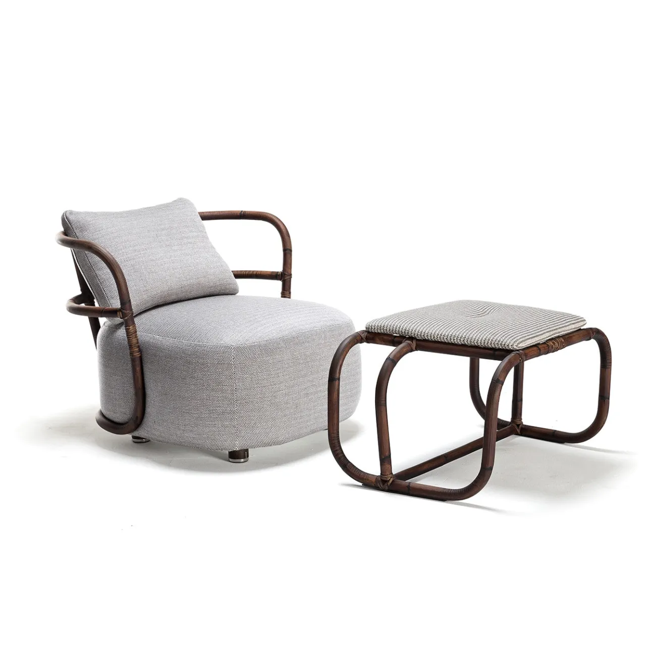 Exteta Outdoor Chairs & Stools<Jungle Dark Pouf by Massimo Castagna