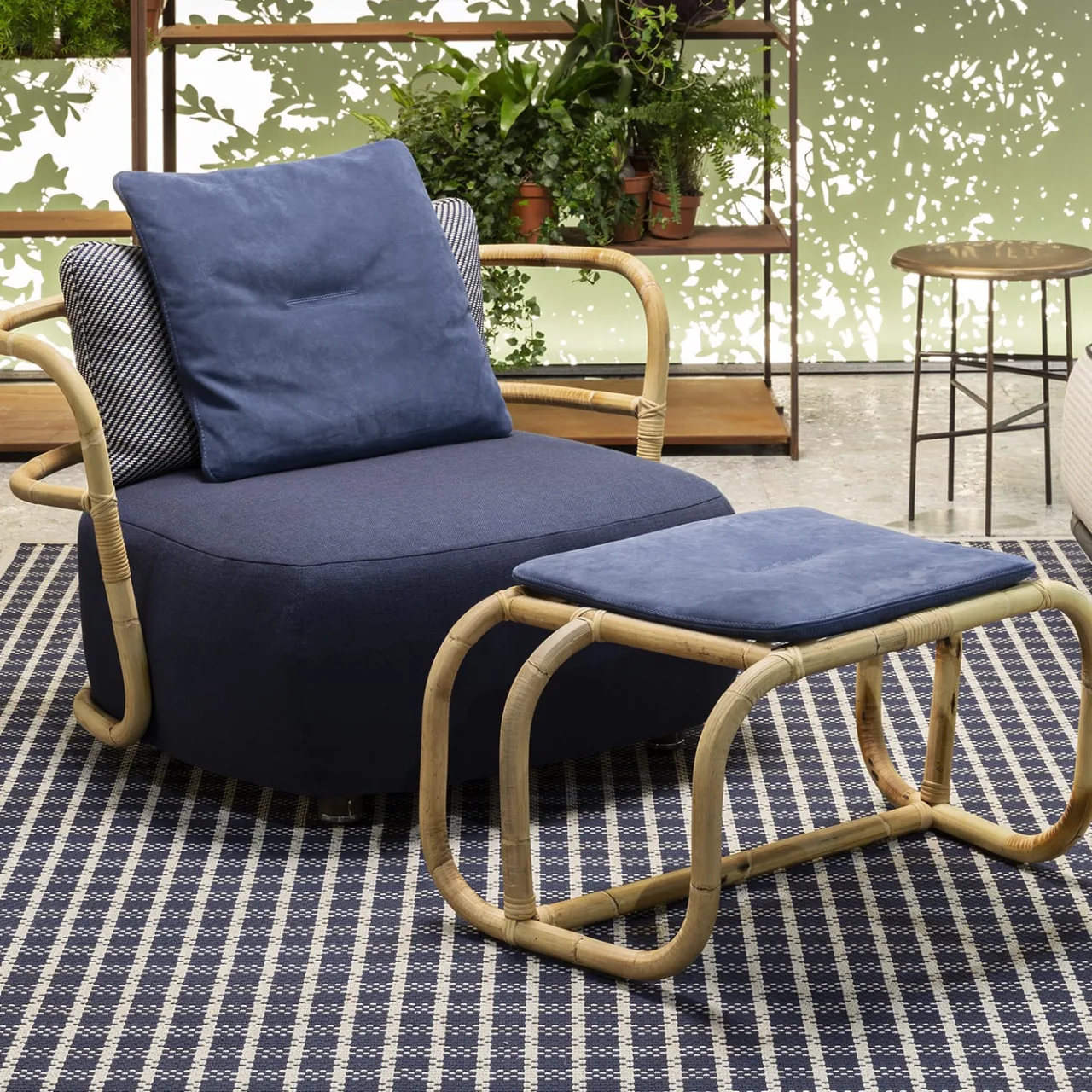Exteta Outdoor Armchairs<Jungle Large Low Armchair by Massimo Castagna