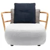Exteta Outdoor Armchairs<Jungle Large Low White Armchair by Massimo Castagna