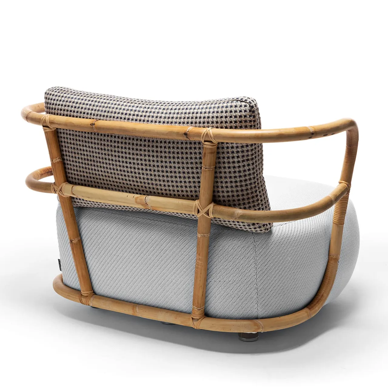 Exteta Outdoor Armchairs<Jungle Large Low White Armchair by Massimo Castagna