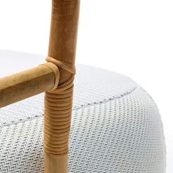 Exteta Outdoor Armchairs<Jungle Large Low White Armchair by Massimo Castagna