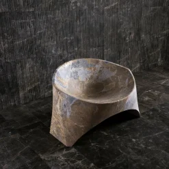 Luce Di Carrara Chairs<Kairo Marble Chair by Karim Rashid