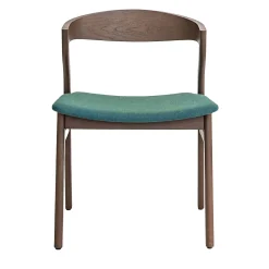 Bedont Chairs<Kalea Chair in Smoke Oak with Upholstered Seat by Lorenz+Kaz
