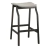 Bedont Bar Stools<Kalea High Stool in Ash with Upholstered Seat by Lorenz+Kaz