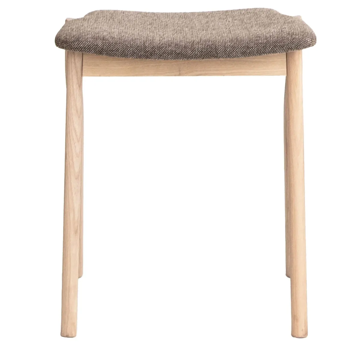 Bedont Stools<Kalea Low Stool in Ash with Upholstered Seat by Lorenz+Kaz #2