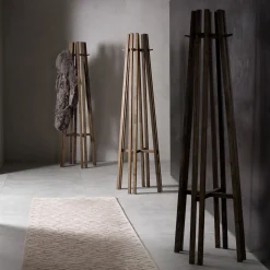 Pacini & Cappellini Coat Stands<Kali Ash Stained Walnut Coat Rack by Fabio Rebosio