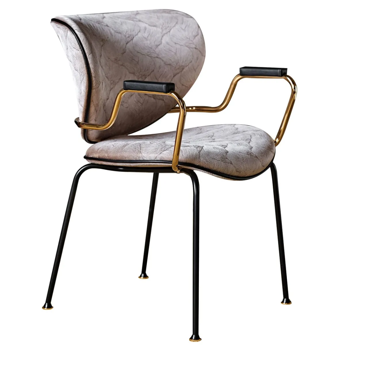 Black Tie Chairs<Kalida Patterned Chair with Armrests