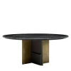 Zanaboni Dining Tables<Kalos ED/50 602-180 Round Dining Table with Belvedere Marble Top