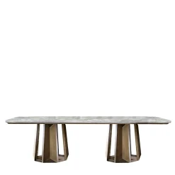 Casamilano Dining Tables<Kandinsky Gold Calacatta Marble Dining Table by Massimiliano Raggi