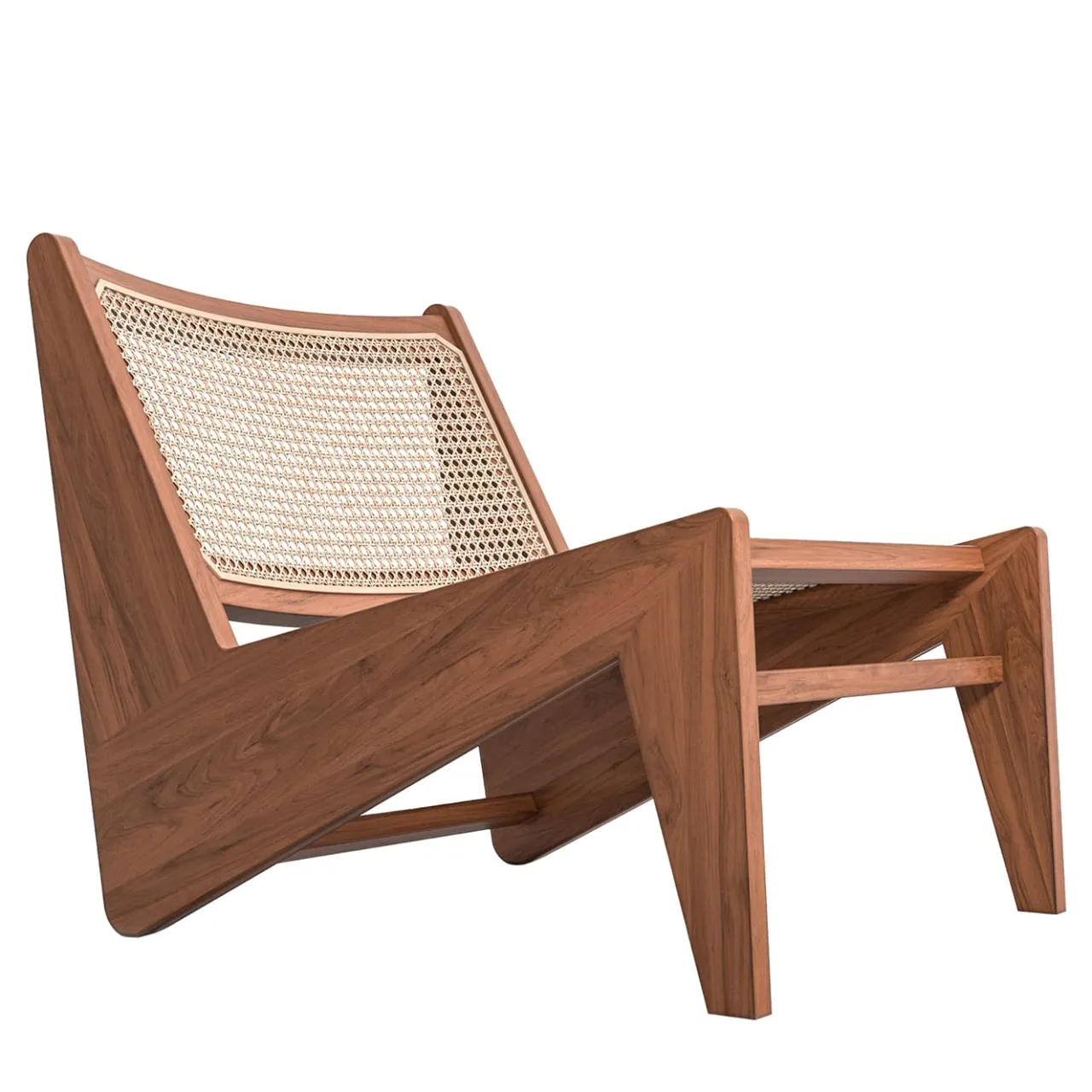 Cassina Lounge Chairs<Kangaroo, Hommage à Pierre Jeanneret - Natural Teak