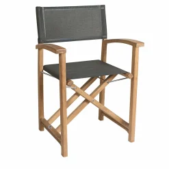Il Giardino di Legno Outdoor Chairs & Stools<Karenita grey Director's Chair