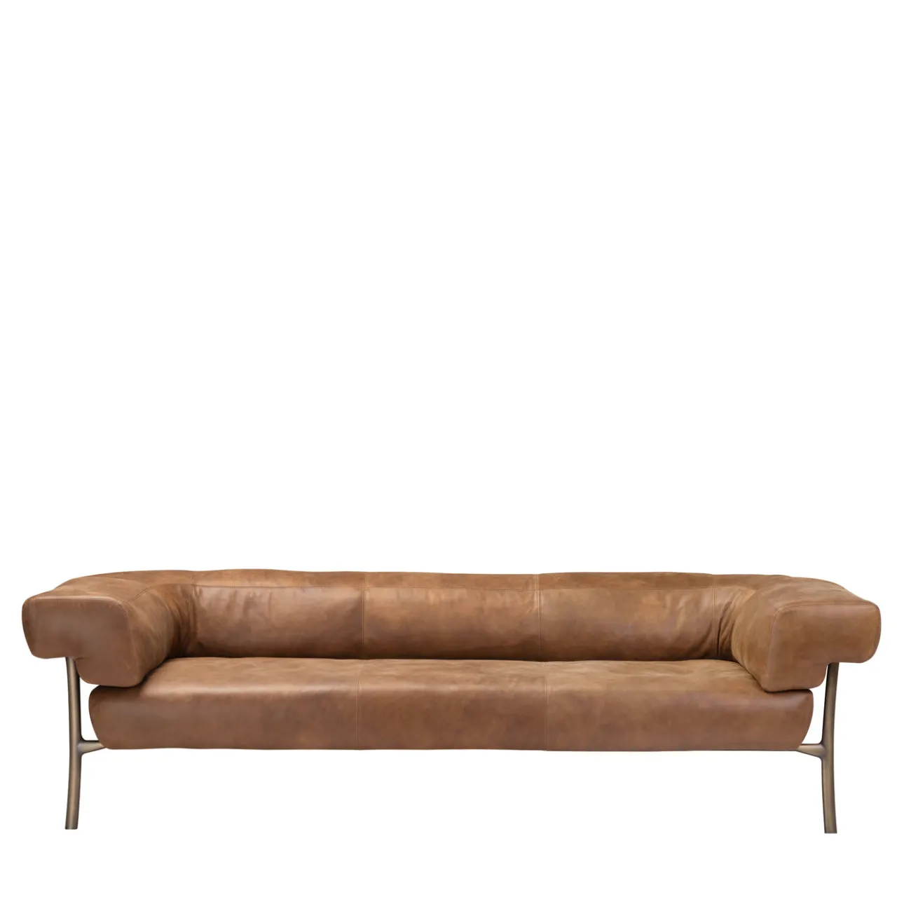 Ghidini 1961 Sofas<Katana 3-Seat Leather Sofa By Paolo Rizzato