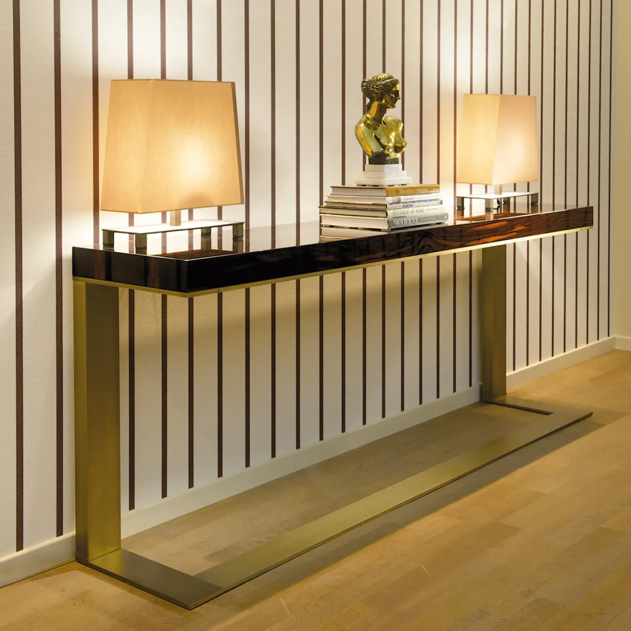 DOM Edizioni Consoles<Kelly Console with Satin Finish