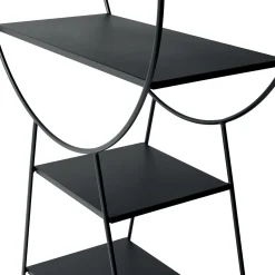 Montina Bookcases<Key Black Metal Bookcase