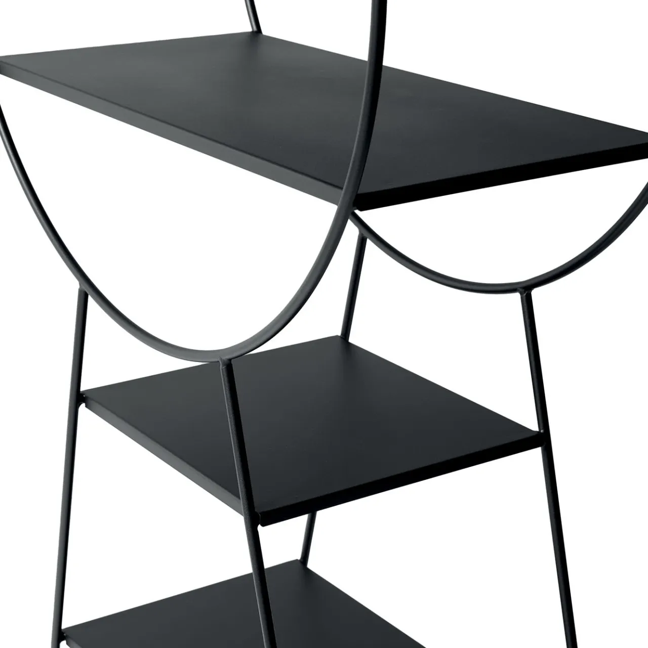 Montina Bookcases<Key Black Metal Bookcase