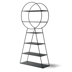 Montina Bookcases<Key Black Metal Bookcase