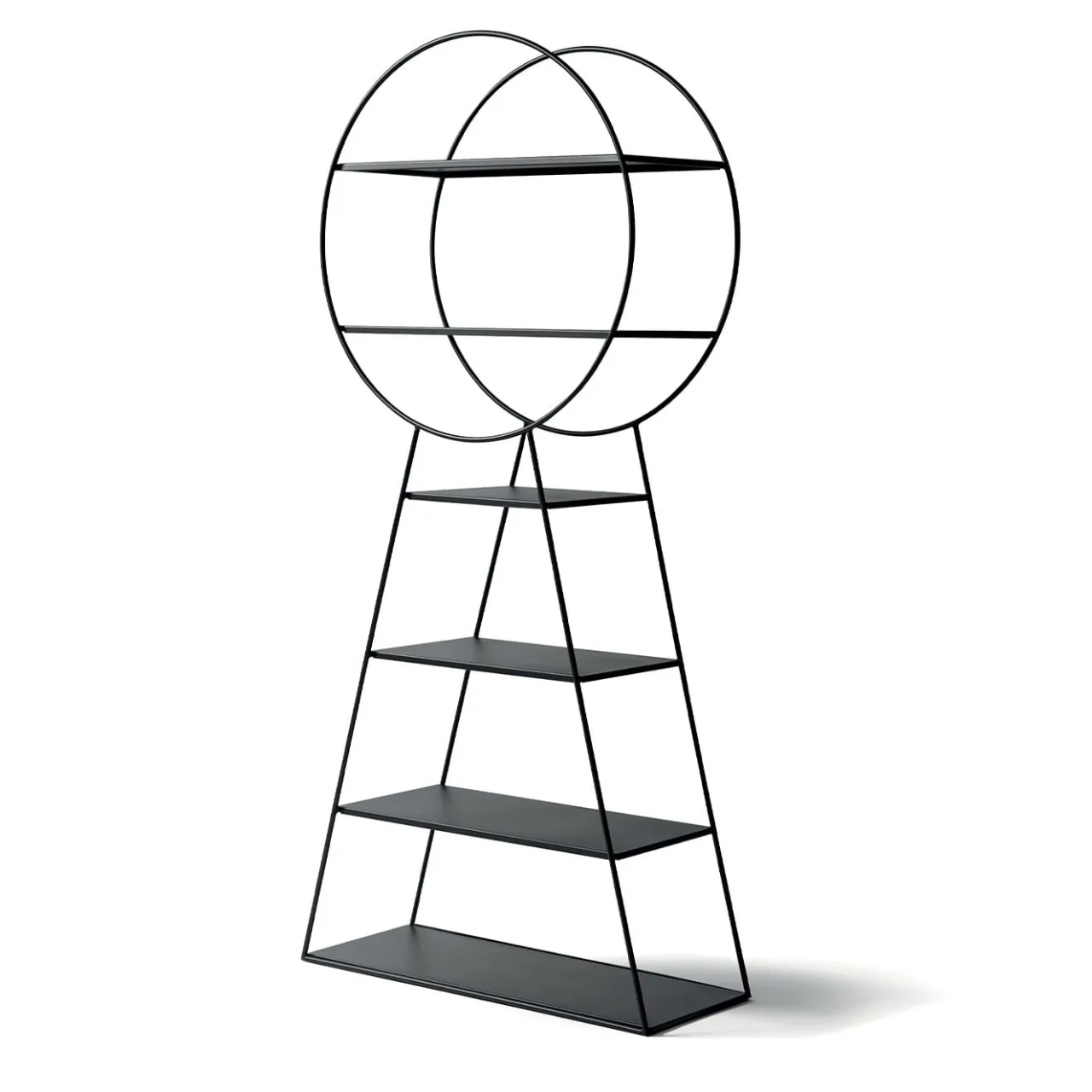 Montina Bookcases<Key Black Metal Bookcase