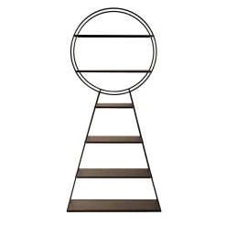 Montina Bookcases<Key Brown Metal Bookcase
