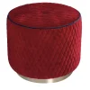 VGnewtrend Ottomans & Poufs<Kidman Red Pouf