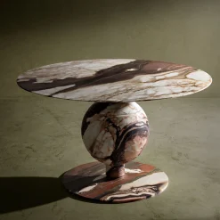 Kreoo Dining Tables<King Round Emotional Marble Dining Table