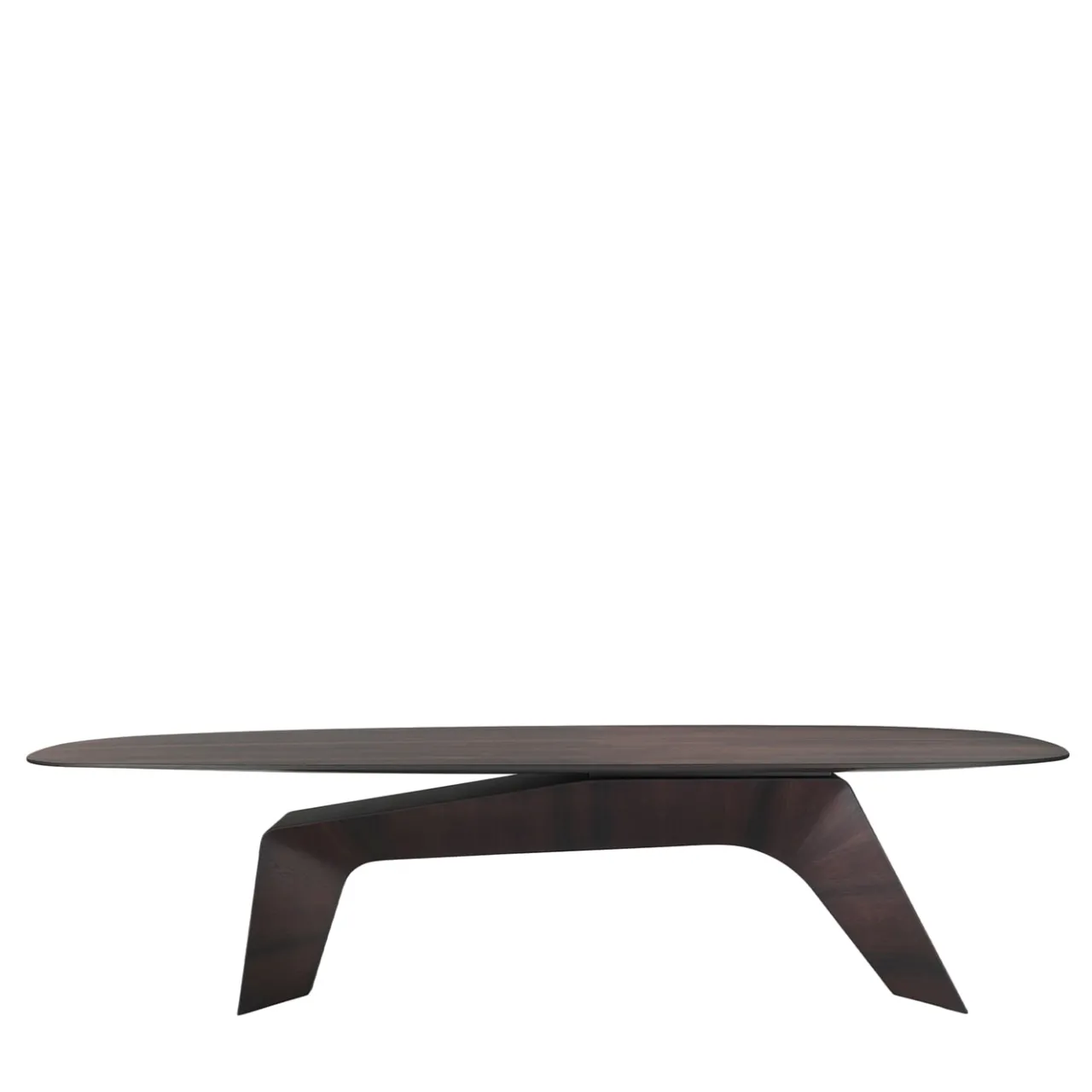 Emmemobili Dining Tables<Kintai dark brown veneered wood dining table