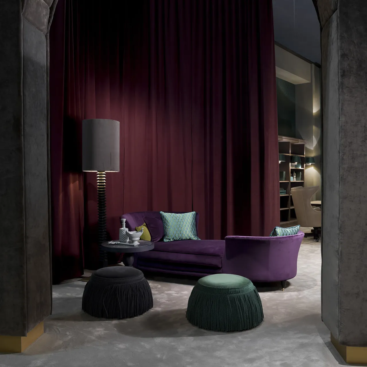 Fratelli Boffi Ottomans & Poufs<Kir Royal Ottoman by Christophe de la Fontaine