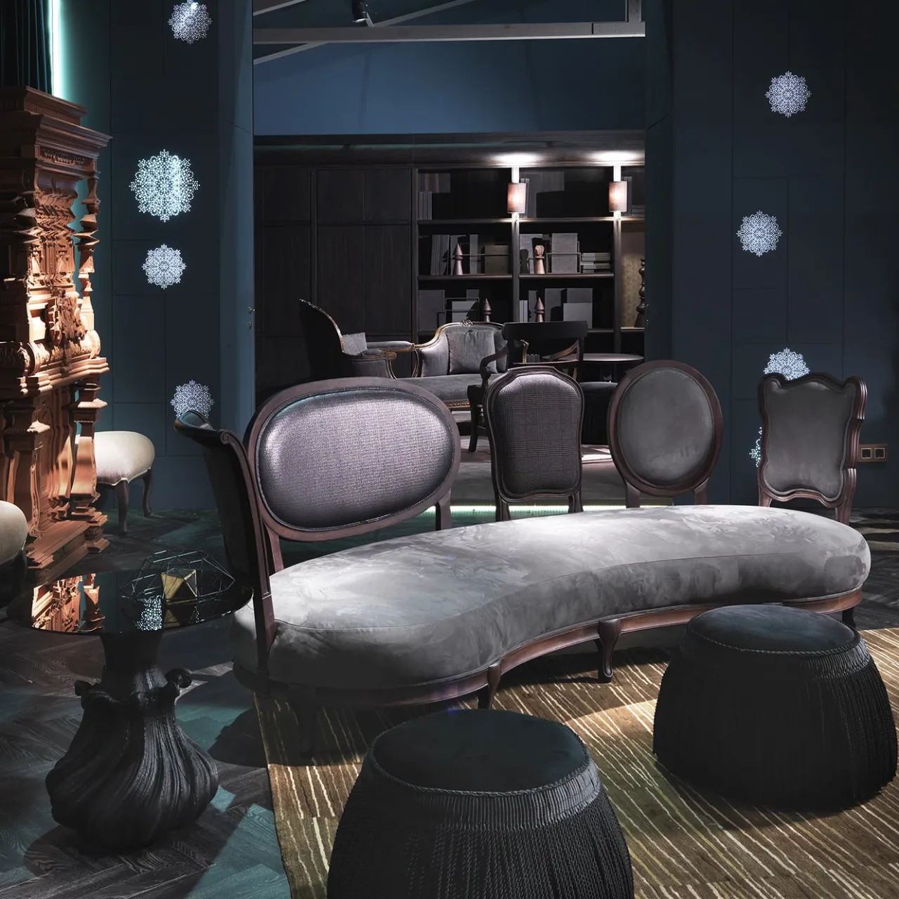 Fratelli Boffi Ottomans & Poufs<Kir Royal Ottoman by Christophe de la Fontaine