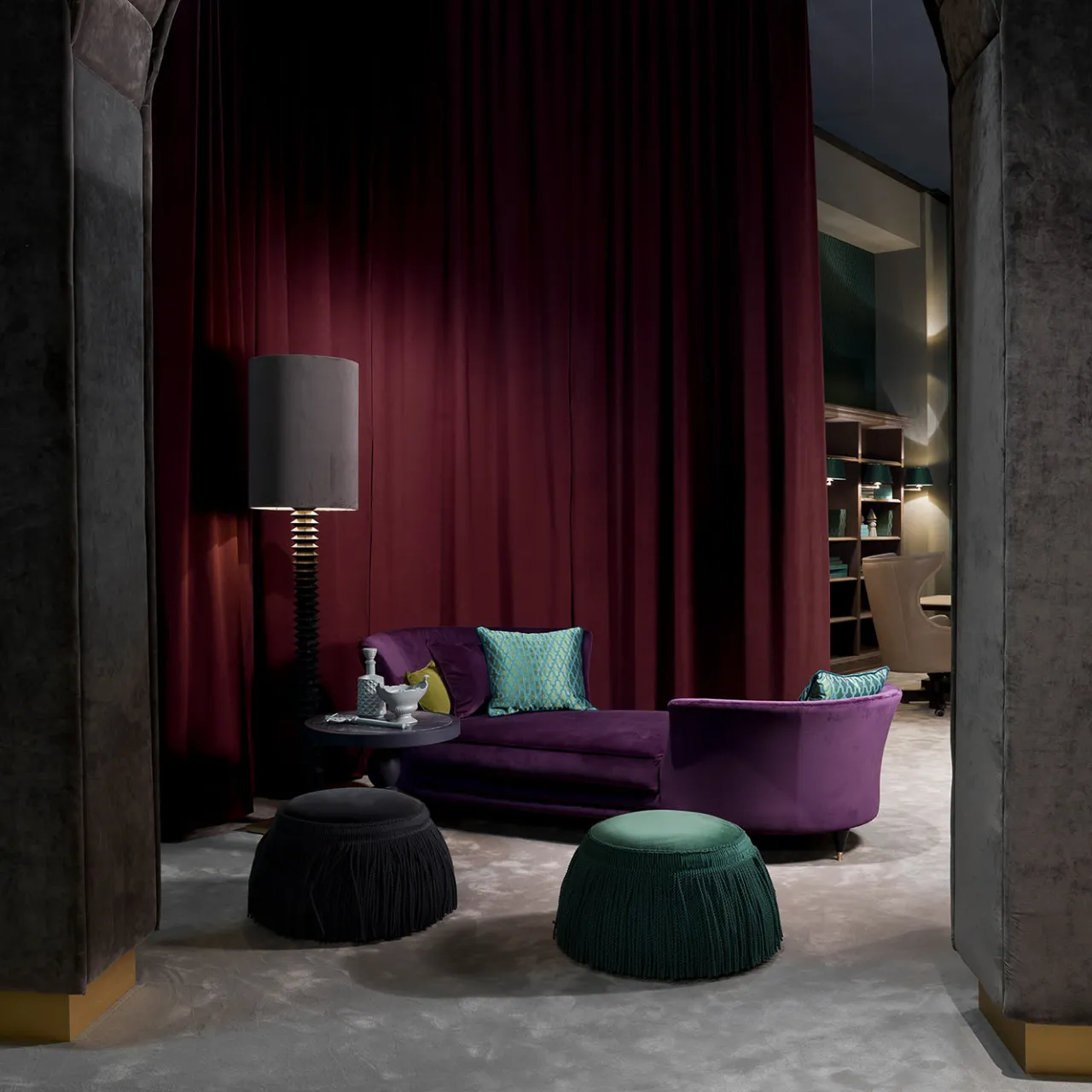 Fratelli Boffi Ottomans & Poufs<Kir Royal Ottoman by Christophe de la Fontaine