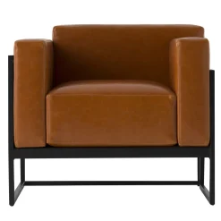 TrabA' Armchairs<Kirk Cognac Leather Armchair