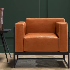 TrabA' Armchairs<Kirk Cognac Leather Armchair