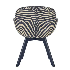 Real Piel Lounge Chairs<Kiros Lup Zebra-Striped Lounge Chair