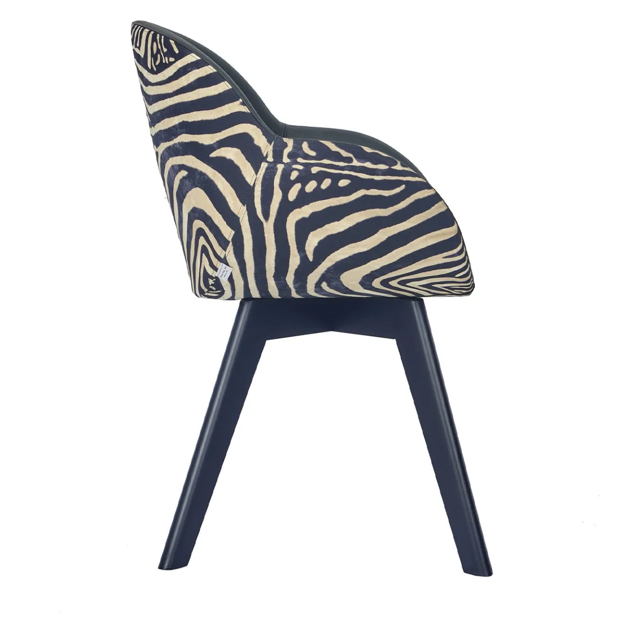 Real Piel Lounge Chairs<Kiros Lup Zebra-Striped Lounge Chair