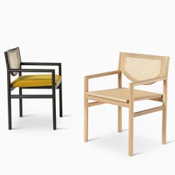 Casamilano Chairs<Klara natural ash wood and natural vienna straw chair by CSM