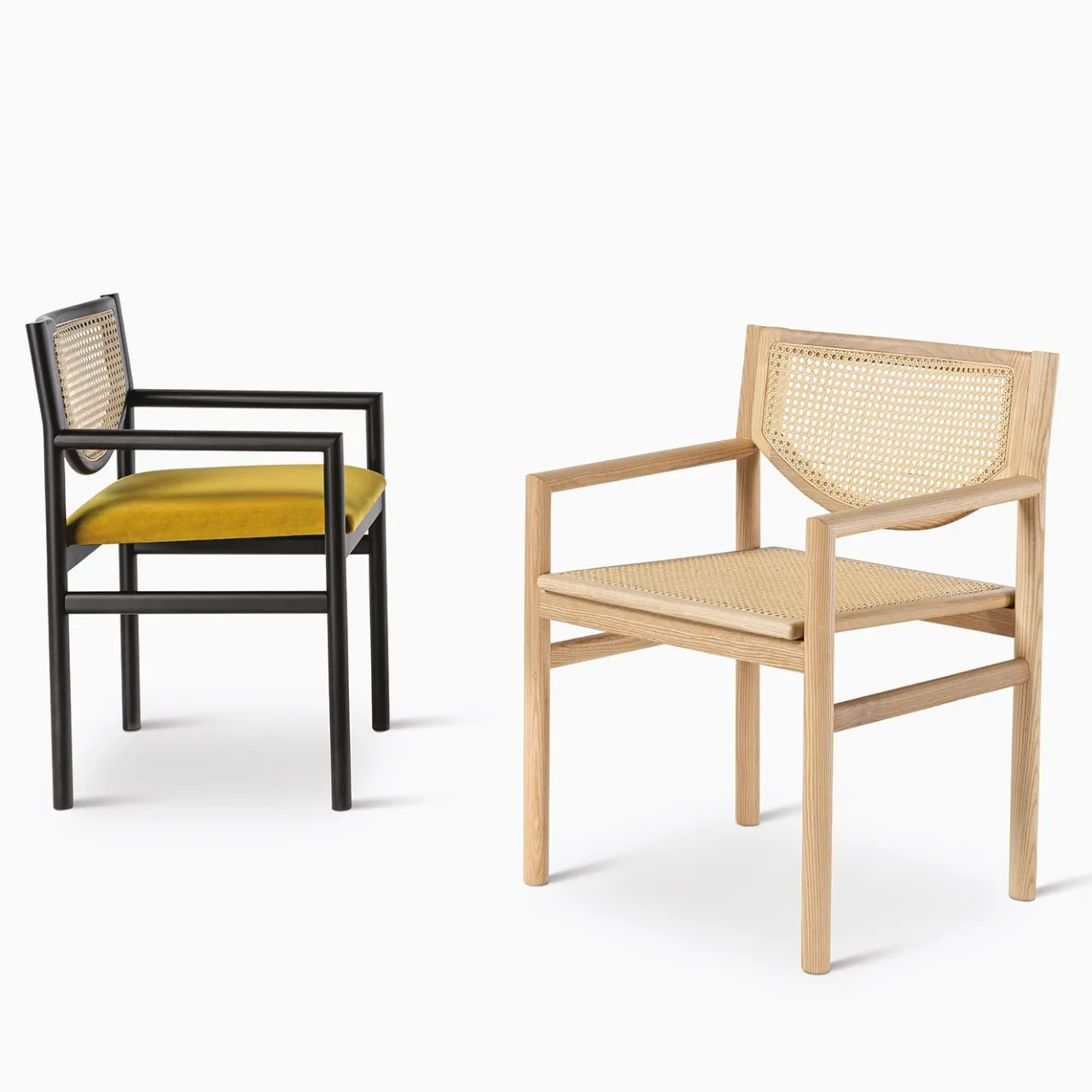 Casamilano Chairs<Klara natural ash wood and natural vienna straw chair by CSM
