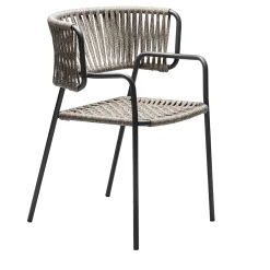 Chairs & More Outdoor Chairs & Stools<Klot SP Gray & Black Chair by AM Studio