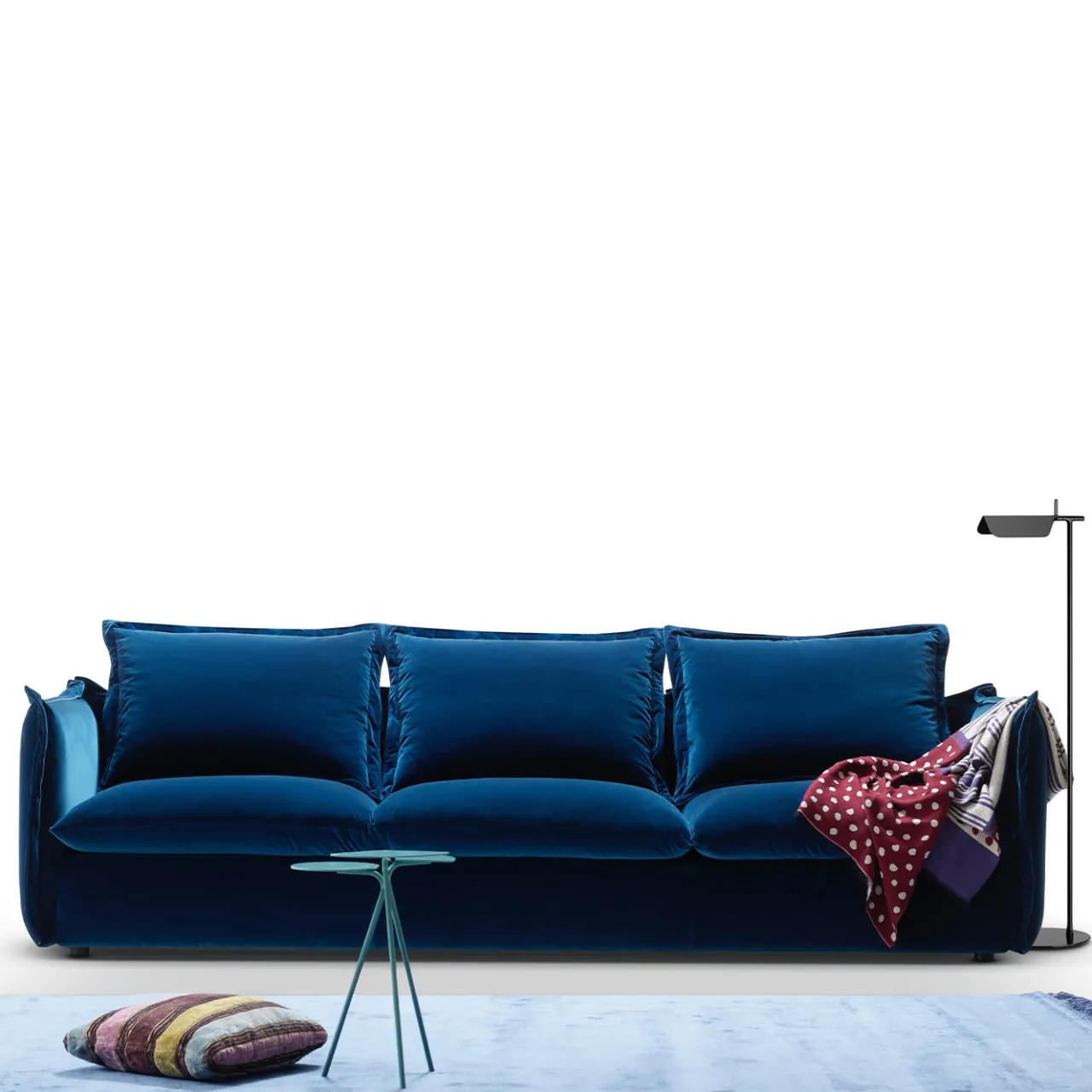 My Home Sofas<Knit Midnight-Blue Sofa by Enrico Cesana