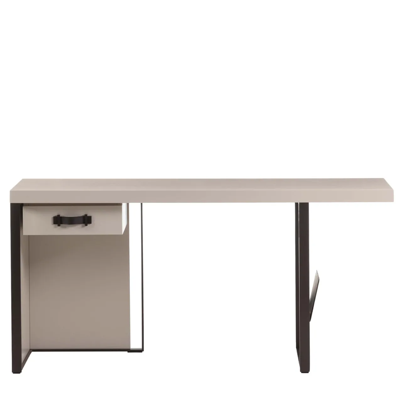 Galimberti Nino Desk & Writing Tables<Kobe matte cream lacquered finish 1-Drawer Desk
