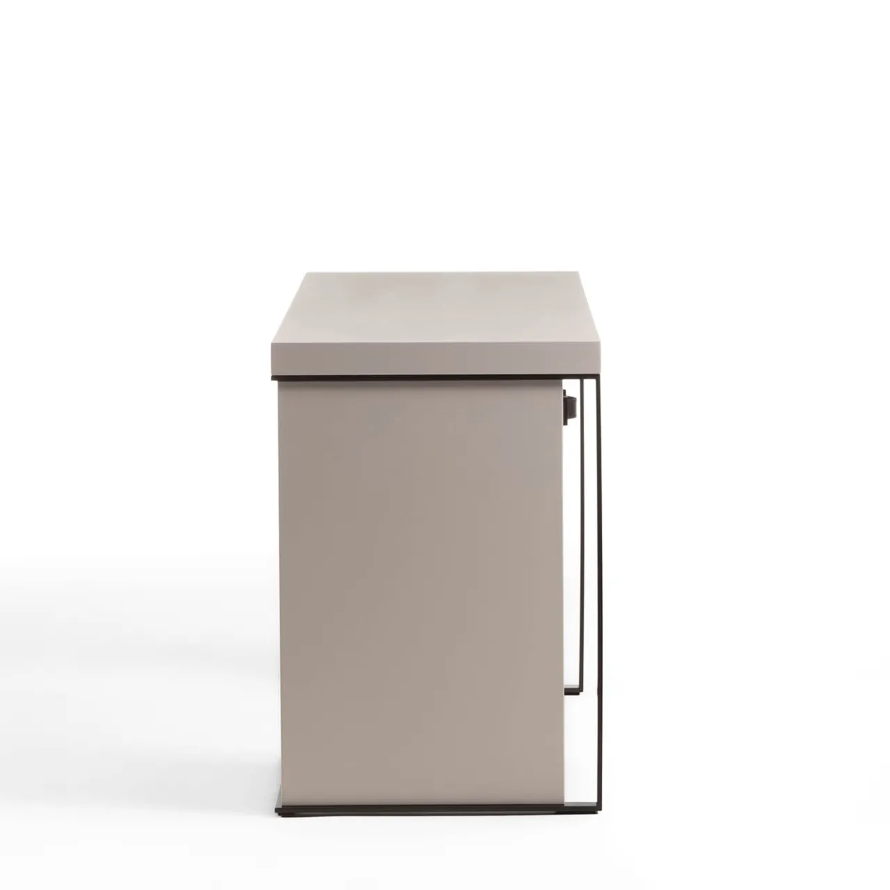 Galimberti Nino Desk & Writing Tables<Kobe matte cream lacquered finish 1-Drawer Desk