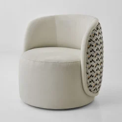 Franco Bianchini Armchairs<Kokedera Grey Econabuk & Casamance Armchair