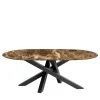 La Sartoria del Marmo by Lombardi Marmi Dining Tables<Komodo Marron Emperador Dining Table