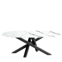 La Sartoria del Marmo by Lombardi Marmi Dining Tables<Komodo White Carrara Dining Table