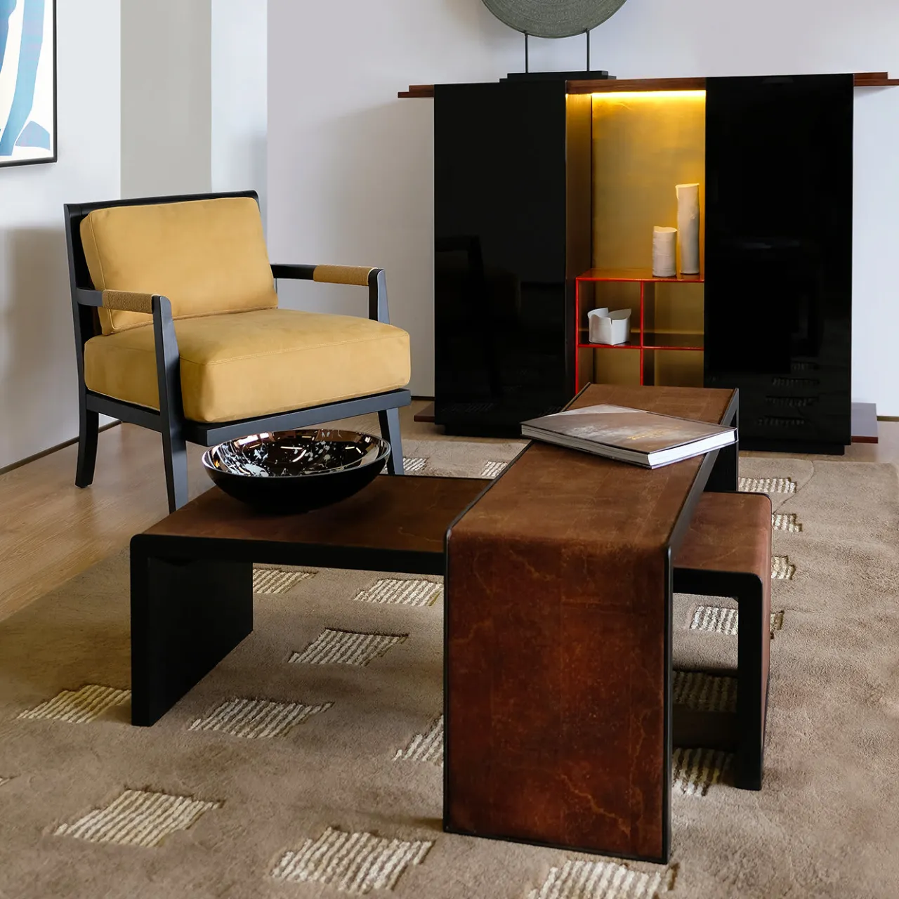 Garbarino Collections Cabinets<Kos Black 2-Door Cabinet