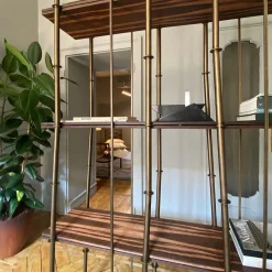 Revolution Archstudio Bookcases<Kowloon Metal and Ebony Bookshelf