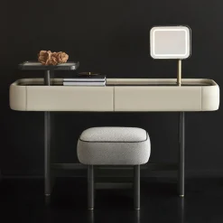 Daytona Ottomans & Poufs<Kruger Gray Pouf by Dainellistudio