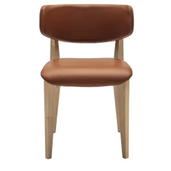 Livoni 1895 Chairs<Ksenia Brown Leather Chair by Massimo Iosa Ghini