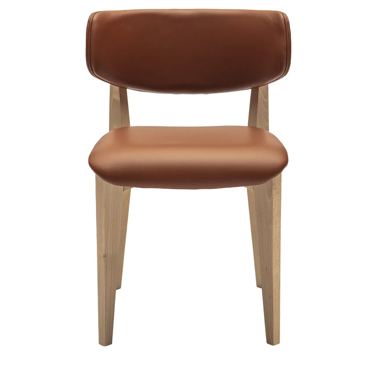 Livoni 1895 Chairs<Ksenia Brown Leather Chair by Massimo Iosa Ghini
