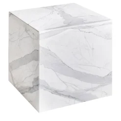 La Sartoria del Marmo by Lombardi Marmi Coffee Tables<Kubo White Carrara Coffee Table