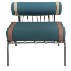 DalMoto Outdoor Armchairs<Kylindo Petrol Blue Outdoor Armchair