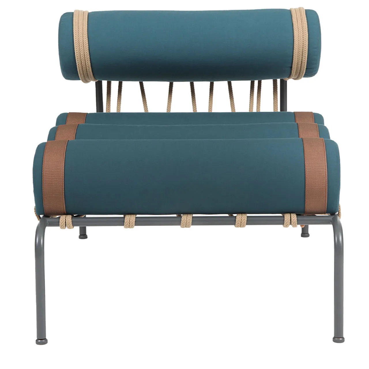DalMoto Outdoor Armchairs<Kylindo Petrol Blue Outdoor Armchair